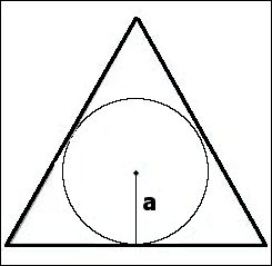 apotema del triangolo