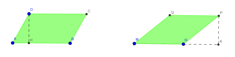 Equivalenze parallelogrammi