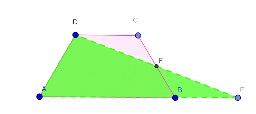 equivalenza trapezio triangolo