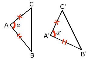 primo criterio di congruenza dei triangoli