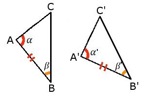 secondo criterio di congruenza dei triangoli