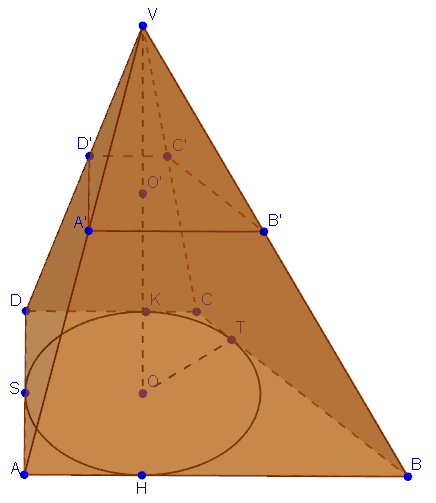 Piramide con base trapezoidale